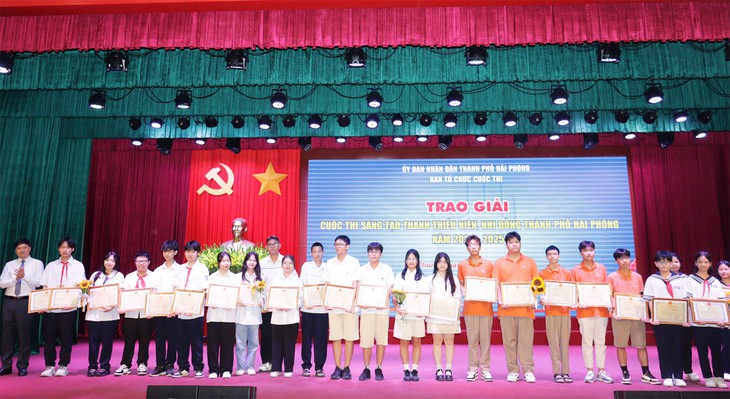 Cuộc thi Sáng tạo thanh thiếu niên, nhi đồng năm 2024 - 2025: Góp phần nuôi dưỡng ước mơ trong học sinh- Ảnh 1.