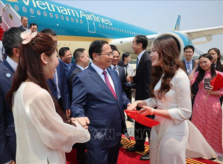 Thủ tướng Phạm Minh Chính tới Thiên Tân bắt đầu dự Diễn đàn Kinh tế thế giới và làm việc tại Trung Quốc- Ảnh 4. Thủ tướng Phạm Minh Chính tới Thiên Tân bắt đầu dự Diễn đàn Kinh tế thế giới và làm việc tại Trung Quốc- Ảnh 4.