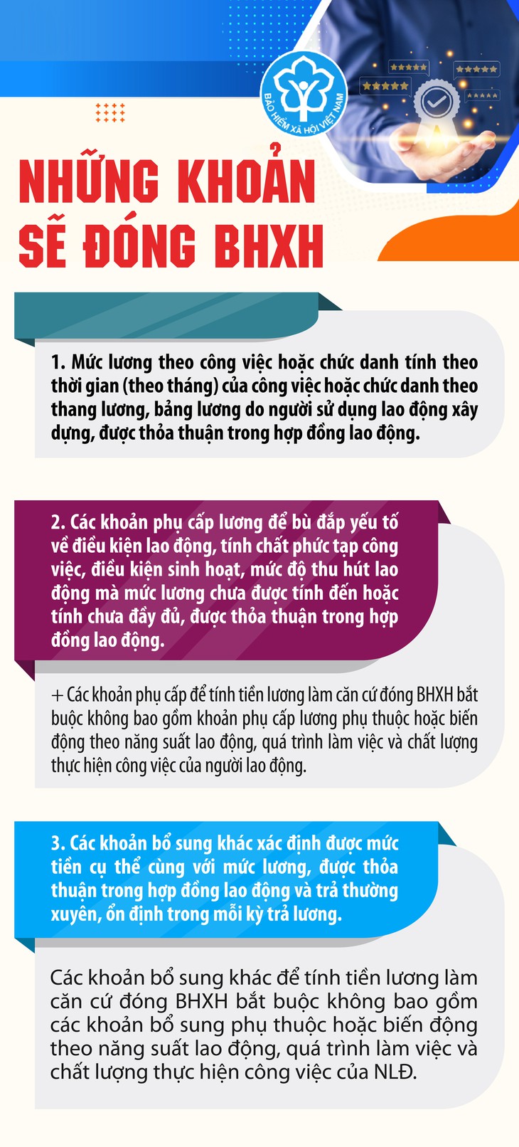 Tiền lương đóng BHXH bao gồm những khoản nào?- Ảnh 1.