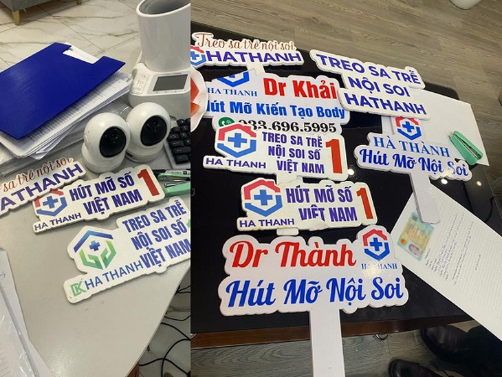 Xử lý cơ sở thẩm mỹ không phép mạo danh Bệnh viện Hà Thành- Ảnh 1.