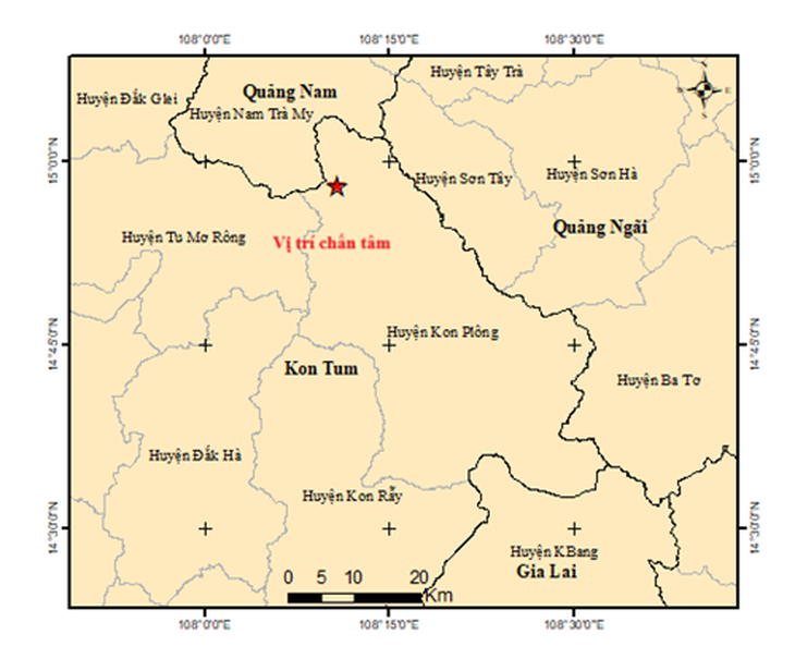 Kon Tum lại động đất mạnh 3.7 độ- Ảnh 2.