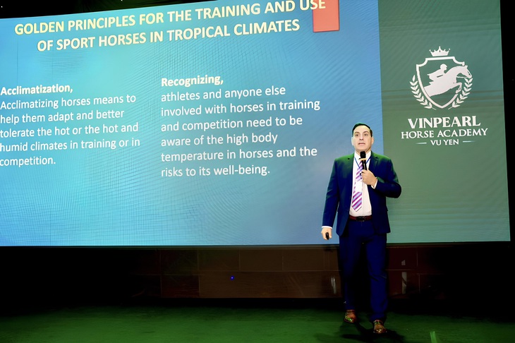 Hơn 100 chuyên gia dự Hội thảo ngành ngựa tại Học viện Cưỡi ngựa Vinpearl Vũ Yên- Ảnh 2.