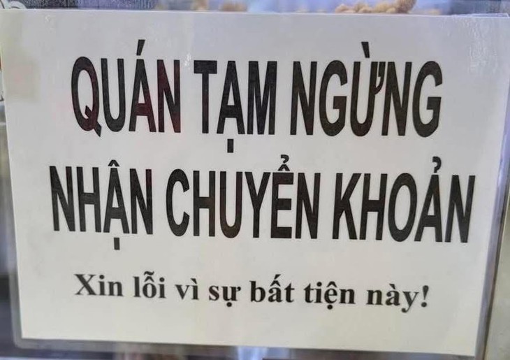 Cơ quan Thuế lên tiếng về trào lưu 'không nhận chuyển khoản' của cơ sở kinh doanh
- Ảnh 1. Cơ quan Thuế lên tiếng về trào lưu 'không nhận chuyển khoản' của cơ sở kinh doanh
- Ảnh 1.