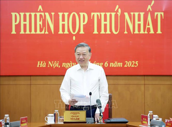 Tổng Bí thư chủ trì Phiên họp thứ nhất Ban Chỉ đạo Trung ương về hoàn thiện thể chế, pháp luật- Ảnh 1. Tổng Bí thư chủ trì Phiên họp thứ nhất Ban Chỉ đạo Trung ương về hoàn thiện thể chế, pháp luật- Ảnh 1.
