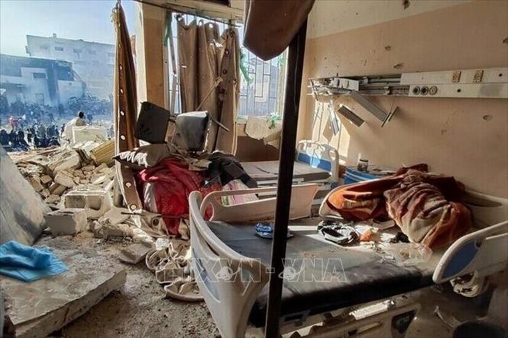 Xung đột Hamas - Israel: WHO cảnh báo nguy cơ sụp đổ hệ thống y tế ở Gaza- Ảnh 1. Xung đột Hamas - Israel: WHO cảnh báo nguy cơ sụp đổ hệ thống y tế ở Gaza- Ảnh 1.