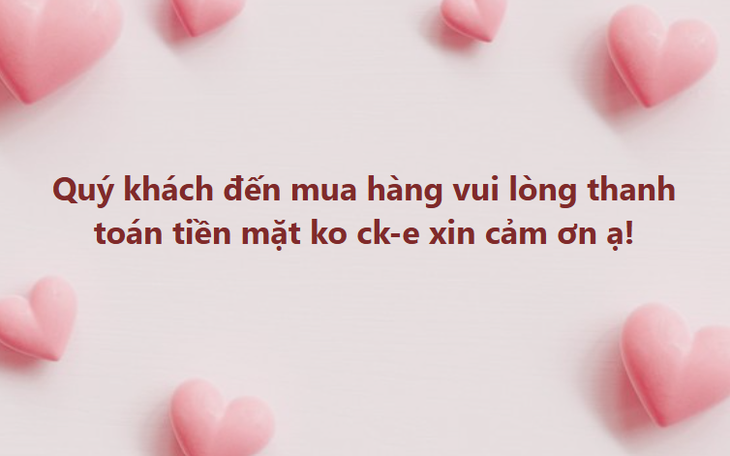 Cửa hàng chỉ nhận thanh toán tiền mặt nhằm "né thuế": Thiệt nhiều hơn lợi