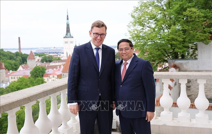 Thủ tướng Phạm Minh Chính hội đàm với Thủ tướng Estonia Kristen Michal- Ảnh 2. Thủ tướng Phạm Minh Chính hội đàm với Thủ tướng Estonia Kristen Michal- Ảnh 2.