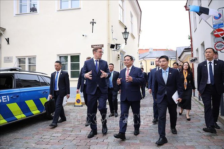 Thủ tướng Phạm Minh Chính hội đàm với Thủ tướng Estonia Kristen Michal- Ảnh 11. Thủ tướng Phạm Minh Chính hội đàm với Thủ tướng Estonia Kristen Michal- Ảnh 11.