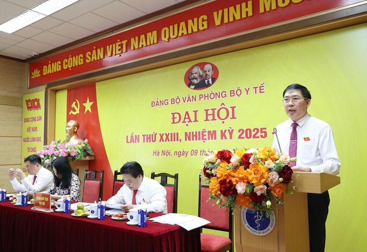Đại hội Đảng bộ Văn phòng Bộ Y tế lần thứ XXIII, nhiệm kỳ 2025–2030 thành công tốt đẹp- Ảnh 2. Đại hội Đảng bộ Văn phòng Bộ Y tế lần thứ XXIII, nhiệm kỳ 2025–2030 thành công tốt đẹp- Ảnh 2.