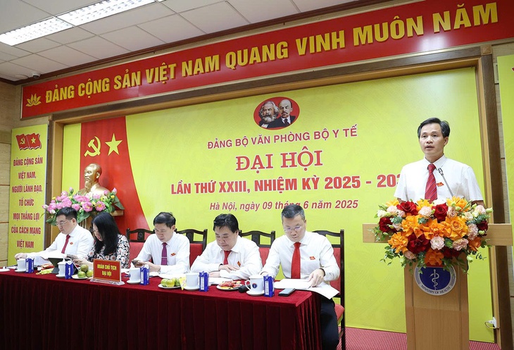 Đại hội Đảng bộ Văn phòng Bộ Y tế lần thứ XXIII, nhiệm kỳ 2025–2030 thành công tốt đẹp- Ảnh 3. Đại hội Đảng bộ Văn phòng Bộ Y tế lần thứ XXIII, nhiệm kỳ 2025–2030 thành công tốt đẹp- Ảnh 3.