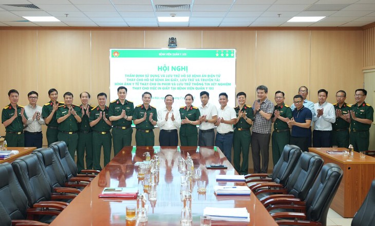 Bệnh viện Quân y 103 sẵn sàng triển khai bệnh án điện tử- Ảnh 1.