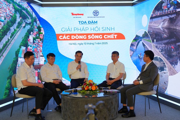 Hà Nội làm gì để hồi sinh các dòng sông trở lại trong xanh?- Ảnh 2.