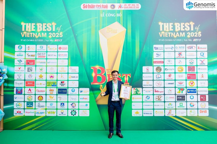 Xét nghiệm Genomis được vinh danh tại Lễ trao giải The best of Vietnam 2025- Ảnh 2.