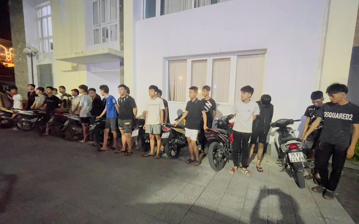Xử lý hàng chục đối tượng ở Huế mang hung khí đi giải quyết mâu thuẫn