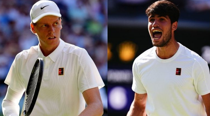 Sinner và Alcaraz ‘hẹn’ nhau ở chung kết Wimbledon- Ảnh 1.