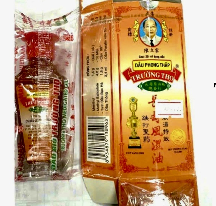 Cảnh báo “Dầu phong thấp Trường Thọ” là thuốc giả, không được phép lưu hành- Ảnh 1.