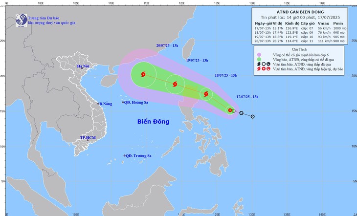 Khẩn cấp ứng phó với áp thấp nhiệt đới gần Biển Đông đang mạnh lên thành bão- Ảnh 2. Khẩn cấp ứng phó với áp thấp nhiệt đới gần Biển Đông đang mạnh lên thành bão- Ảnh 2.