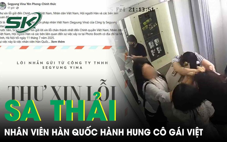 Công ty Hàn Quốc sa thải nhân viên hành hung cô gái Việt tại tiệm photobooth, gửi lời xin lỗi chân thành