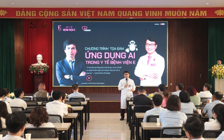 Đưa trí tuệ nhân tạo (AI) vào công tác khám chữa bệnh tại Bệnh viện E, mang lại nhiều lợi ích cho người bệnh