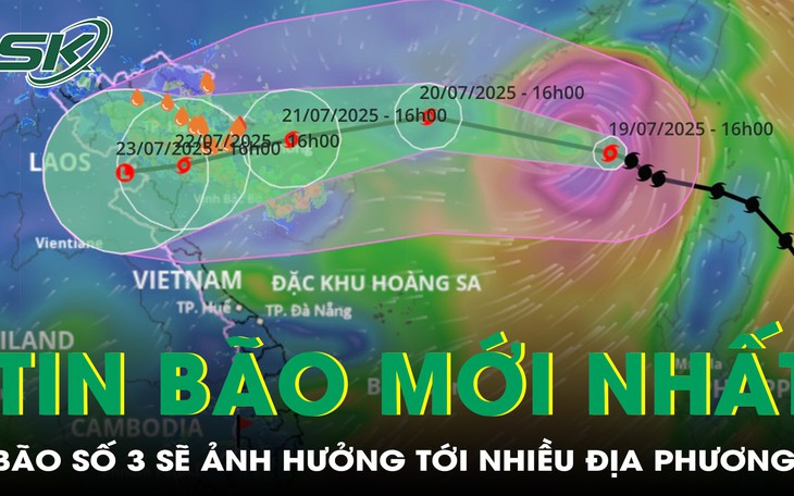 Bão số 3 Wipha khi nào đổ bộ và ảnh hưởng tới những tỉnh, thành nào?