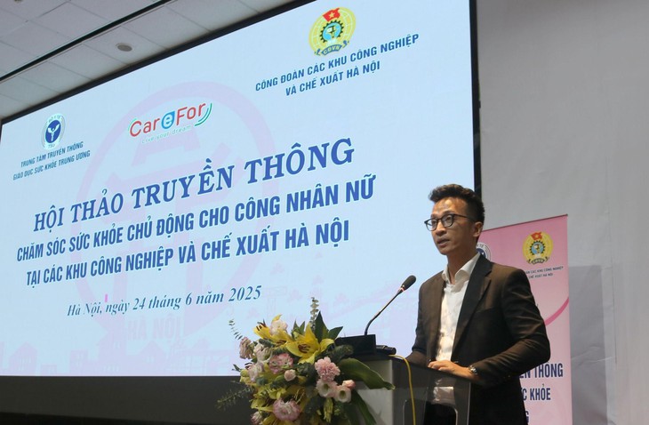 Hội thảo nâng cao nhận thức chăm sóc sức khỏe chủ động cho 200 công nhân nữ- Ảnh 4.