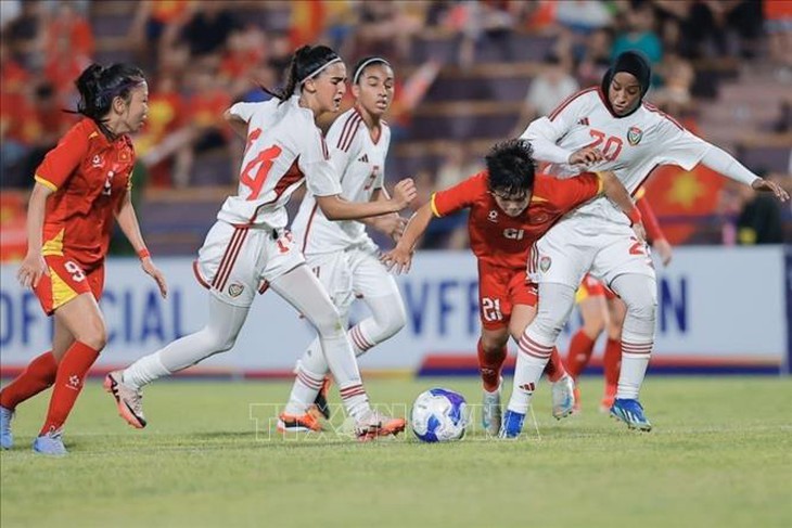 Đội tuyển nữ Việt Nam thắng thuyết phục 6-0 trước nữ UAE- Ảnh 1.