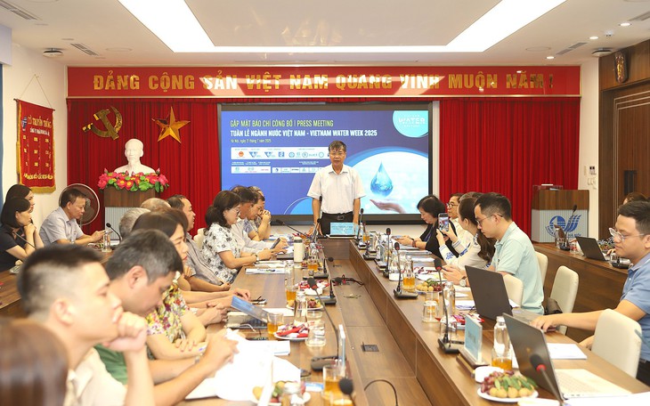 Công bố Tuần lễ ngành nước Việt Nam 2025 - Vietnam Water Week 2025 tại Hà Nội