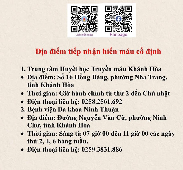 Khánh Hòa tha thiết kêu gọi hiến máu tình nguyện- Ảnh 2.