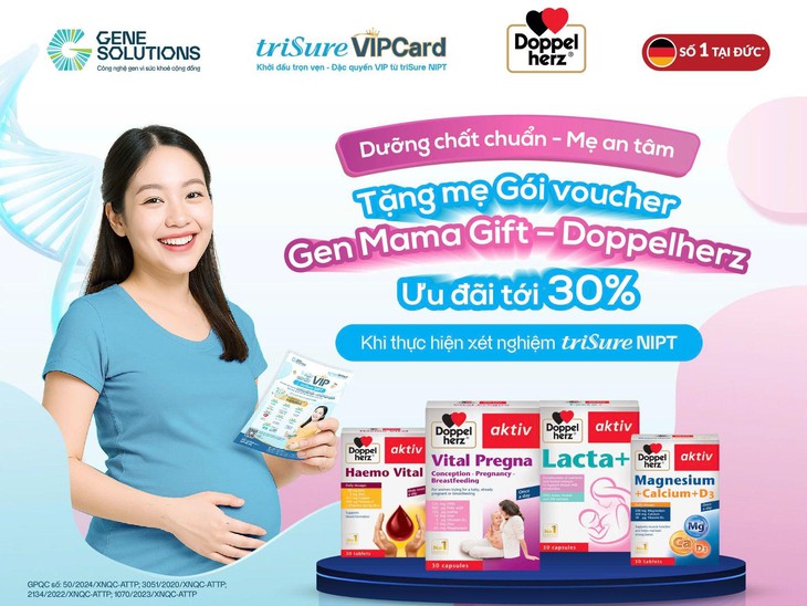 Doppelherz chung tay cùng Gene Solutions vì một thai kỳ toàn diện cho mẹ bầu- Ảnh 2. Doppelherz chung tay cùng Gene Solutions vì một thai kỳ toàn diện cho mẹ bầu- Ảnh 2.