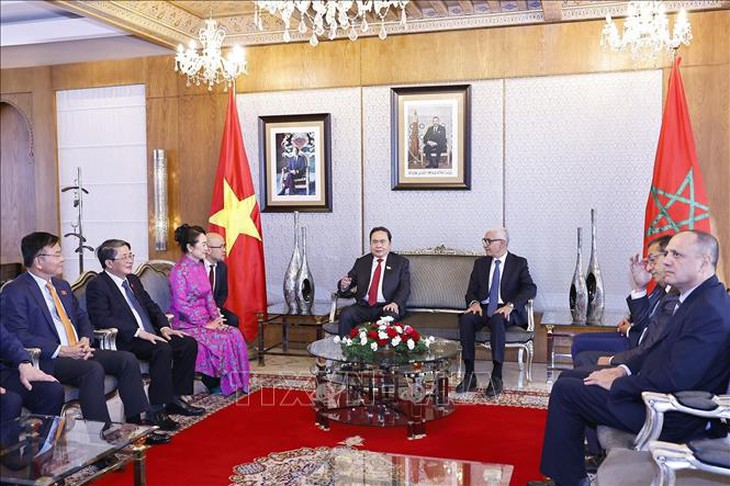 Chủ tịch Quốc hội Trần Thanh Mẫn bắt đầu thăm chính thức Vương quốc Maroc- Ảnh 3.