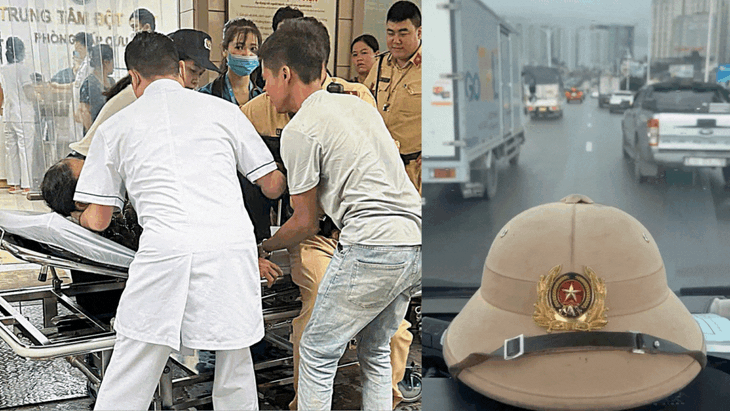 Nhận lời cầu cứu từ người phụ nữ, CSGT mở đường sống cho bệnh nhân đột quỵ- Ảnh 2.