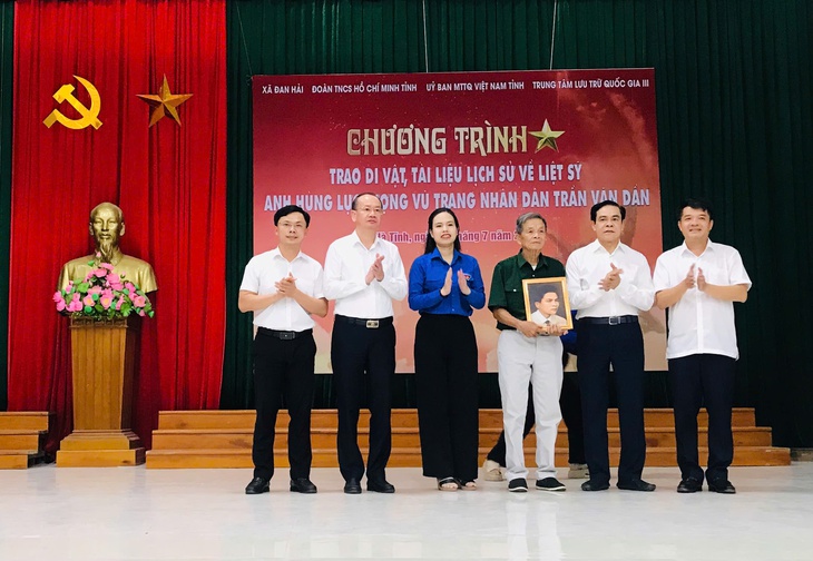 Tìm lại ký ức - di vật lưu dấu cuộc đời liệt sĩ Trần Văn Dần - Ảnh 2.