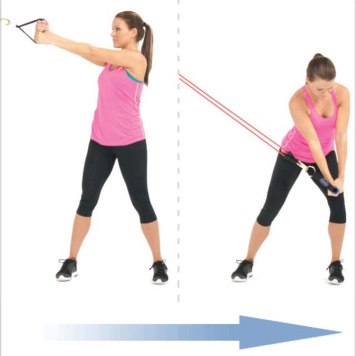 High Low Side Wood CHOP With Rb by Alex 🌊. - Exercise How-to - Skimble