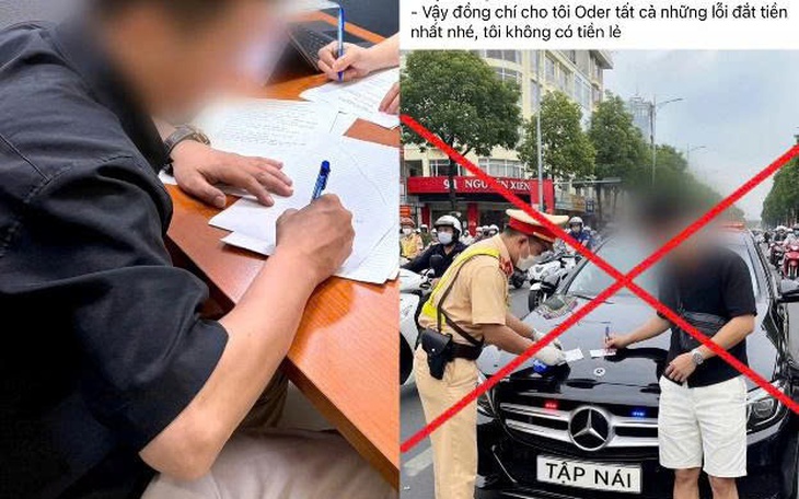 Dùng AI tạo ảnh CSGT phạt xe "tập nái", thanh niên Hà Nội bị phạt 7,5 triệu đồng