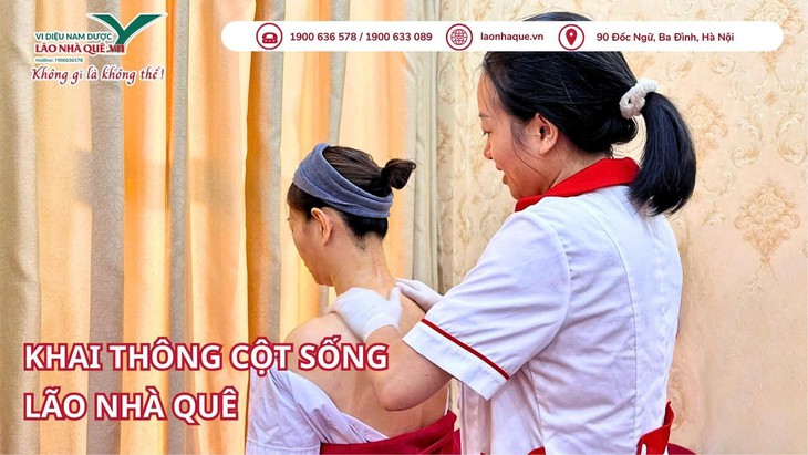 Phương pháp 'Khai thông cột sống' điều trị đau do thoái hóa khớp tại Lão Nhà Quê- Ảnh 2. Phương pháp 'Khai thông cột sống' điều trị đau do thoái hóa khớp tại Lão Nhà Quê- Ảnh 2.