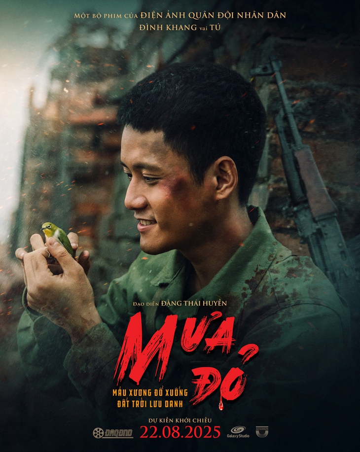 Chân dung 7 nam diễn viên đóng vai chiến sĩ của Tiểu đội 1 trong phim 'Mưa đỏ'- Ảnh 1. Chân dung 7 nam diễn viên đóng vai chiến sĩ của Tiểu đội 1 trong phim 'Mưa đỏ'- Ảnh 1.