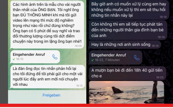 Tò mò "chat sex", nhiều thanh niên bị tống tiền hàng chục triệu