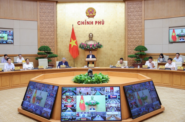 Thủ tướng chủ trì Hội nghị trực tuyến với 34 tỉnh, thành và hơn 3.300 xã, phường, đặc khu- Ảnh 1.
