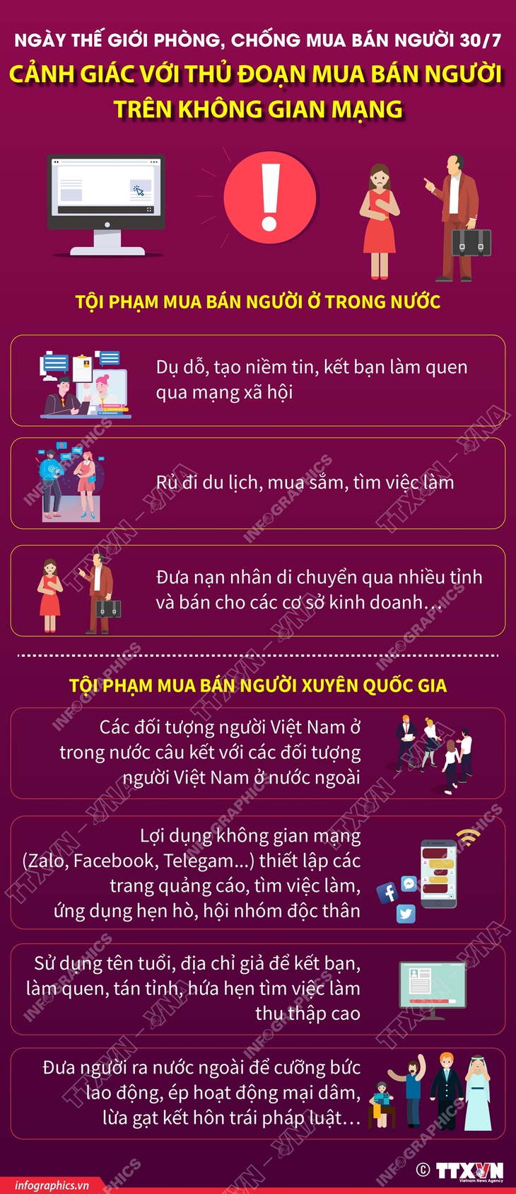 Cảnh giác với thủ đoạn mua bán người trên không gian mạng- Ảnh 1.