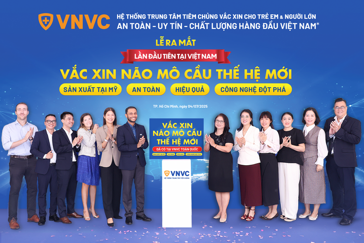 VNVC ra mắt vaccine não mô cầu thế hệ mới bảo vệ cả trẻ em và người cao tuổi- Ảnh 1. VNVC ra mắt vaccine não mô cầu thế hệ mới bảo vệ cả trẻ em và người cao tuổi- Ảnh 1.
