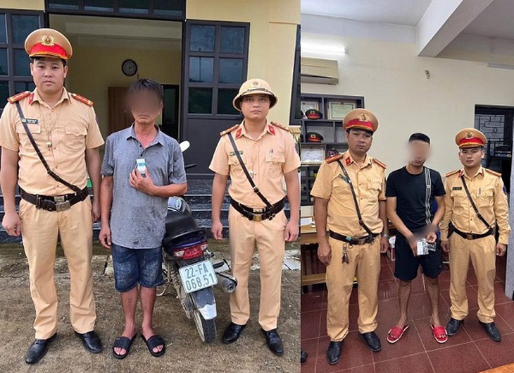 Tuyên Quang: Phát hiện nhiều người điều khiển mô tô trong cơ thể có ma túy- Ảnh 1.