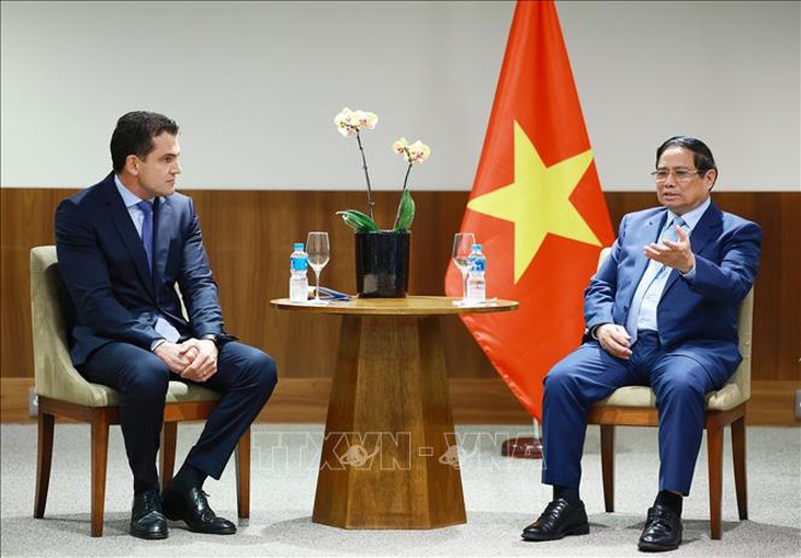 Thủ tướng Phạm Minh Chính làm việc với lãnh đạo các tập đoàn kinh tế lớn của Brazil- Ảnh 2.