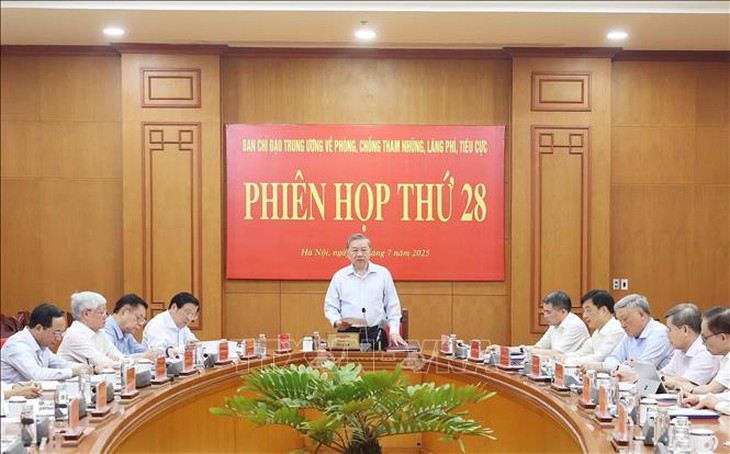 Tổng Bí thư chủ trì Phiên họp về phòng, chống tham nhũng, lãng phí, tiêu cực- Ảnh 3.
