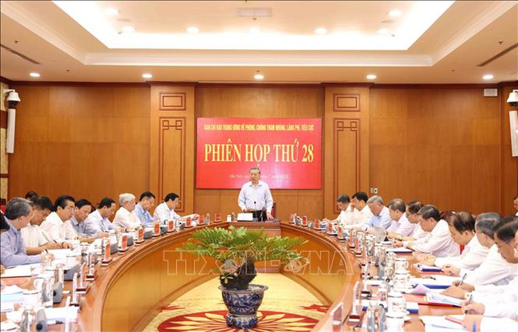 Tổng Bí thư chủ trì Phiên họp về phòng, chống tham nhũng, lãng phí, tiêu cực- Ảnh 2.