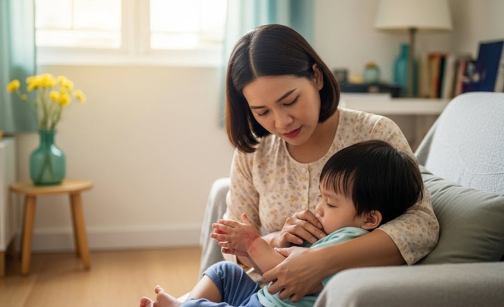 Bệnh tay chân miệng: khi nào nên ở nhà, khi nào cần nhập viện?- Ảnh 1.