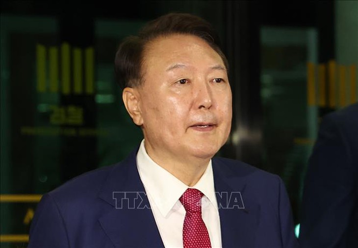 Tòa án Seoul phát lệnh bắt giữ cựu Tổng thống Hàn Quốc Yoon Suk Yeol- Ảnh 1. Tòa án Seoul phát lệnh bắt giữ cựu Tổng thống Hàn Quốc Yoon Suk Yeol- Ảnh 1.