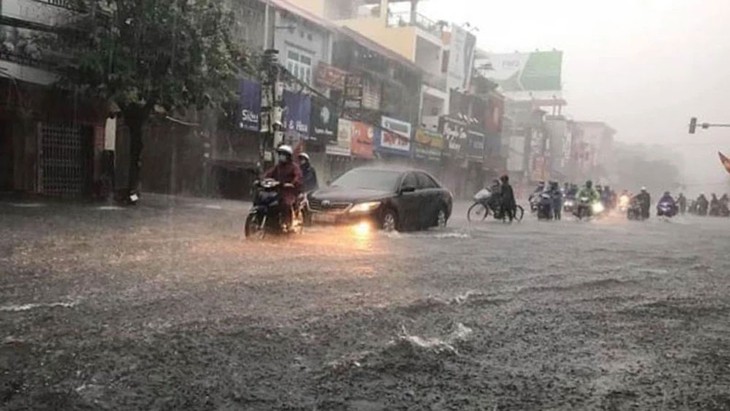 Những khu vực có nguy cơ ngập úng trong đợt mưa lớn từ đêm nay- Ảnh 2.