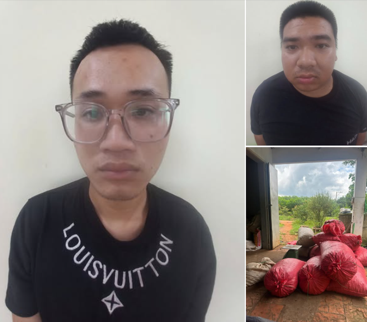 Hai thanh niên trộm hơn 4 tấn hạt điều khô ở Đồng Nai - Ảnh 1.