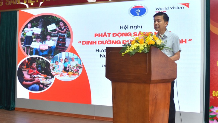 Thanh Hóa phát động sáng kiến 'Dinh dưỡng đủ đầy' - Hưởng ứng tuần lễ Thế giới Nuôi con bằng sữa mẹ- Ảnh 2.