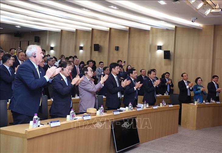 Tổng Bí thư Tô Lâm phát biểu chính sách tại Trường Đại học Yonsei của Hàn Quốc- Ảnh 5. Tổng Bí thư Tô Lâm phát biểu chính sách tại Trường Đại học Yonsei của Hàn Quốc- Ảnh 5.